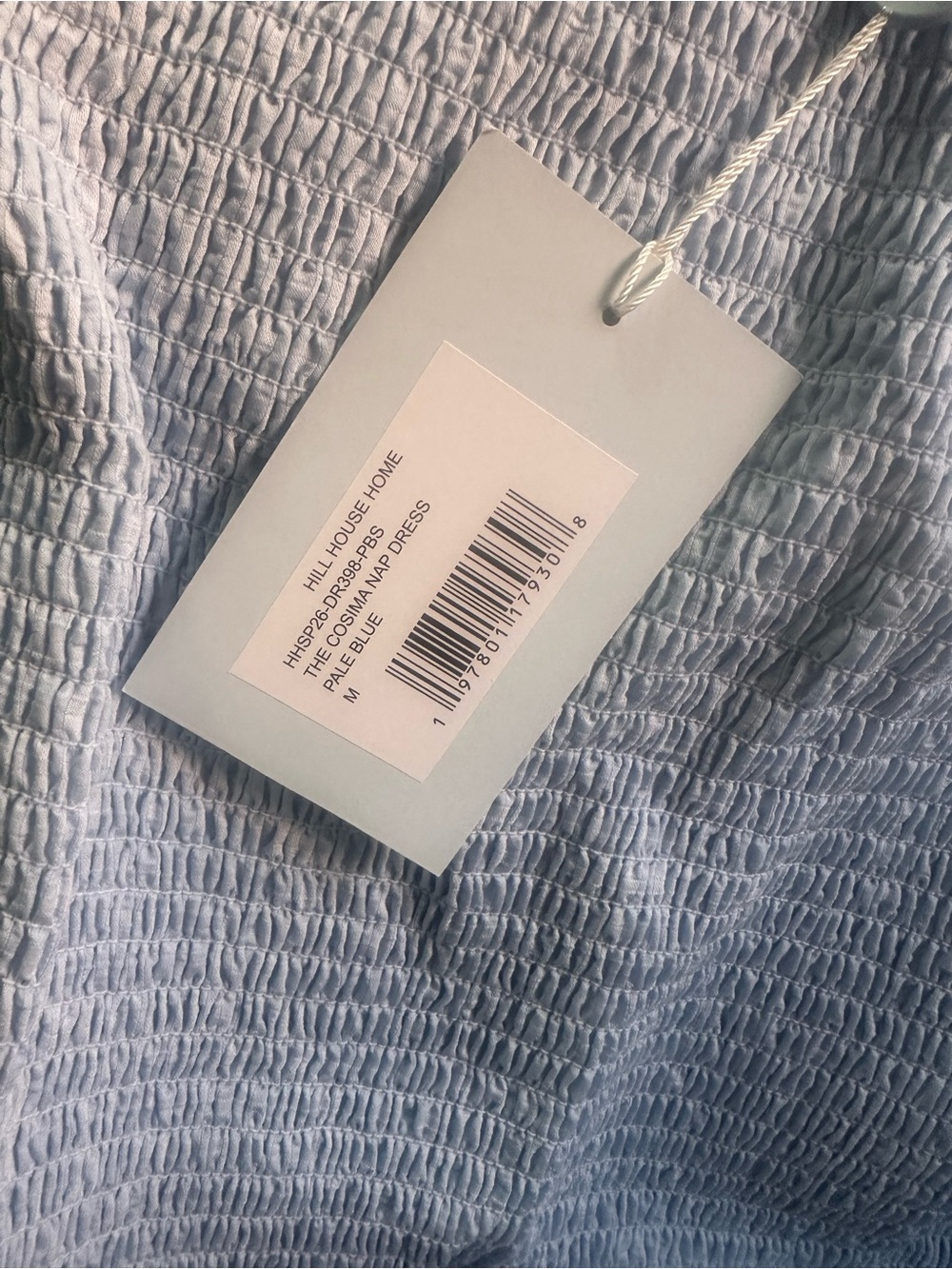The Cosima Nap Dress — Pale Blue Women's Midi Dress - Picture 4 of 5